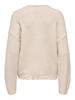 ONLCLOVER LS LACE V-NECK REVERSIBLE KNT pumice stone