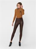 ONLCOOL COATED LEGGING NOOS JRS chicory coffee