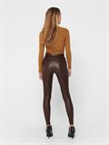ONLCOOL COATED LEGGING NOOS JRS chicory coffee