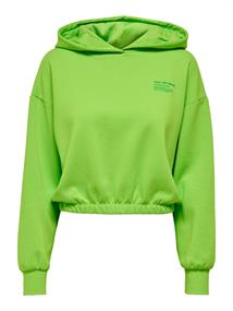 ONLCOOPER L/S HOOD SWT jasmine green-trial