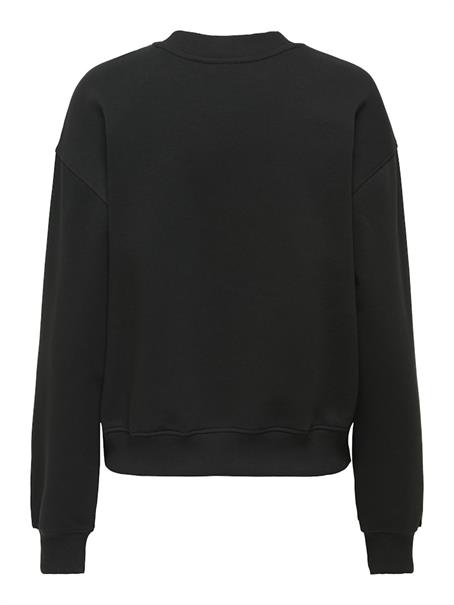 ONLCORA L/S O-NECK APPLICATION BOX SWT black