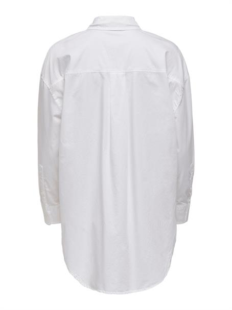 ONLCORINA LS LOOSE SHIRT WVN bright white