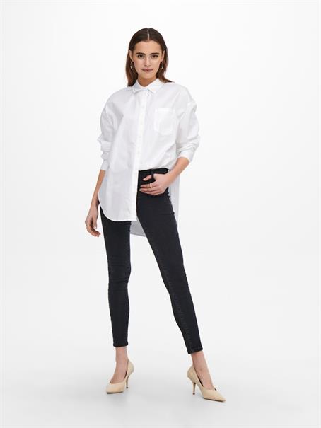 ONLCORINA LS LOOSE SHIRT WVN bright white
