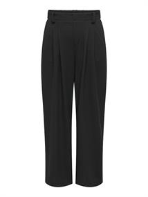 ONLCRISTINA HW WAFFLE WIDE PANT CC PNT black