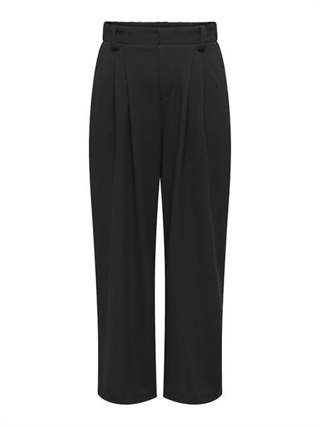 ONLCRISTINA HW WAFFLE WIDE PANT CC PNT black