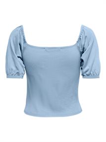 ONLDAISY S/S SWEATHEART CARDIGAN KNT cashmere blue