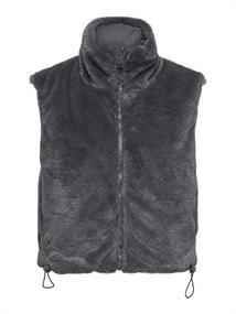 ONLDANA FAUX FUR REV.WAISTCOAT OTW CC blackened pearl