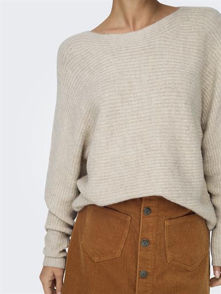 ONLDANIELLA L/S PULLOVER KNT NOOS ecru