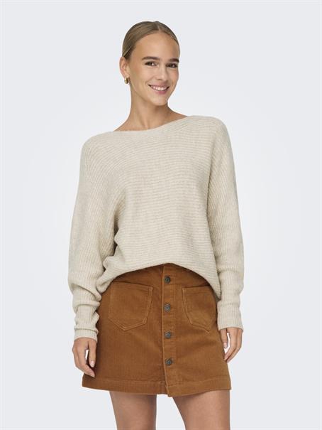 ONLDANIELLA L/S PULLOVER KNT NOOS ecru