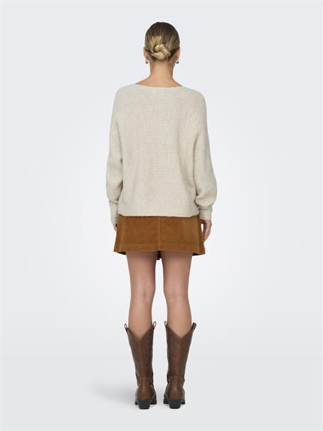 ONLDANIELLA L/S PULLOVER KNT NOOS ecru