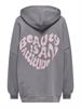 ONLDAZE L/S OVERSIZE HOOD CS SWT december sky