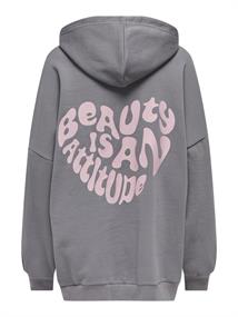 ONLDAZE L/S OVERSIZE HOOD CS SWT december sky