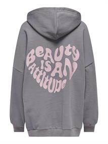 ONLDAZE L/S OVERSIZE HOOD CS SWT december sky