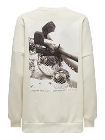 ONLDAZE L/S PARTY O-NECK SWT cloud dancer