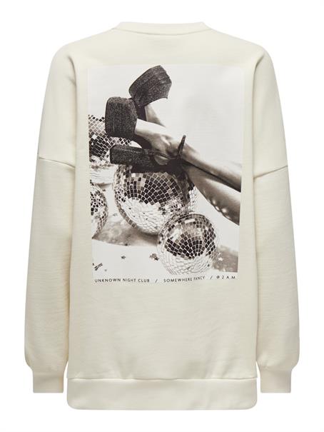 ONLDAZE L/S PARTY O-NECK SWT cloud dancer