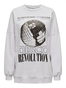 ONLDAZE L/S PARTY O-NECK SWT light grey melange