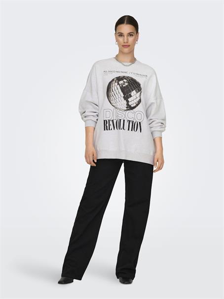 ONLDAZE L/S PARTY O-NECK SWT light grey melange