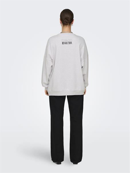 ONLDAZE L/S PARTY O-NECK SWT light grey melange