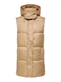 ONLDEMY PADDED WAISTCOAT OTW cuban sand