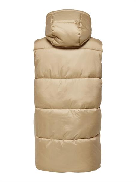 ONLDEMY PADDED WAISTCOAT OTW cuban sand