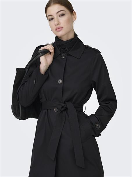 ONLDISA LIFE SB TRENCHCOAT CC OTW black