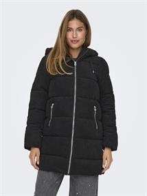 ONLDOLLY LONG CORDUROY PUFFER OTW black