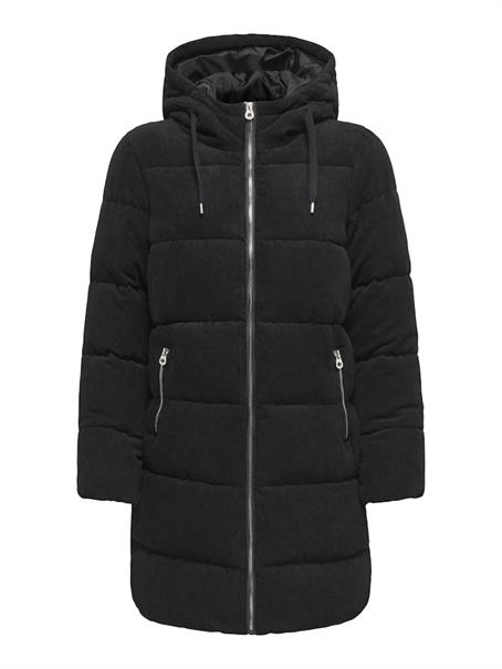 ONLDOLLY LONG CORDUROY PUFFER OTW black