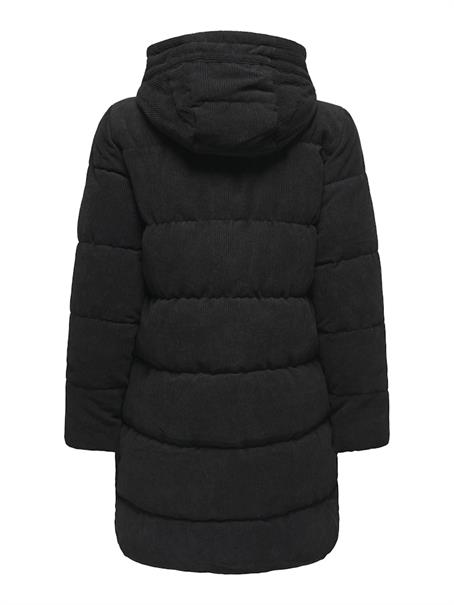 ONLDOLLY LONG CORDUROY PUFFER OTW black
