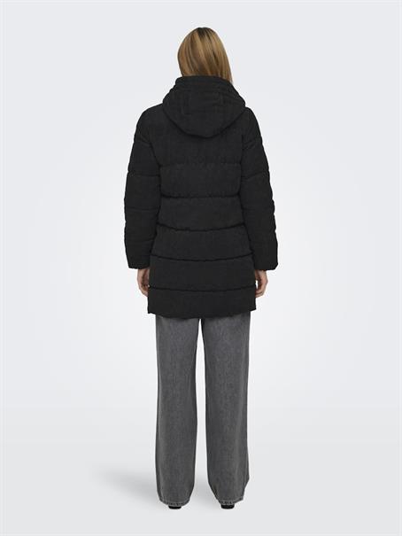 ONLDOLLY LONG CORDUROY PUFFER OTW black