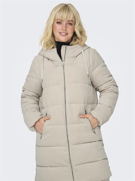 ONLDOLLY LONG CORDUROY PUFFER OTW moonstruck
