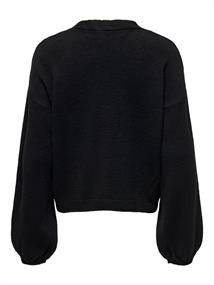 ONLDONNA LS BOW V-NECK CS KNT black