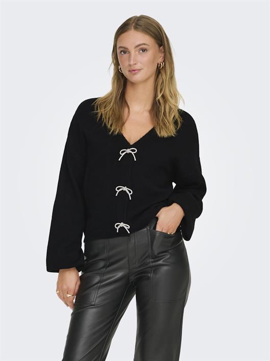onldonna-ls-bow-v-neck-cs-knt-black