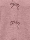 ONLDONNA LS BOW V-NECK CS KNT woodrose