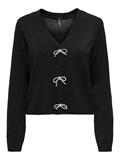 ONLDONNA LS V-NECK PULLOVER KNT black