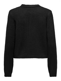 ONLDONNA LS V-NECK PULLOVER KNT black