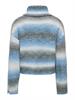 ONLDUBLIN LS SPACE DYE HIGHNECK KNT dusty blue