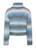 ONLDUBLIN LS SPACE DYE HIGHNECK KNT dusty blue