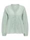 ONLDUSI L/S DETAIL TOP WVN CS jadeite