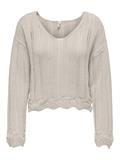 ONLELBA LIFE LS V-NECK CC KNT pumice stone