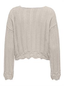 ONLELBA LIFE LS V-NECK CC KNT pumice stone