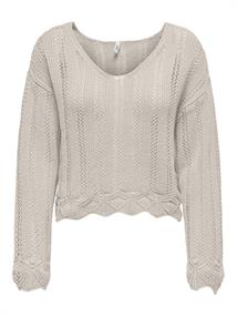 ONLELBA LIFE LS V-NECK CC KNT pumice stone