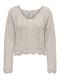 ONLELBA LIFE LS V-NECK CC KNT pumice stone