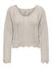 ONLELBA LIFE LS V-NECK CC KNT pumice stone