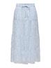 ONLELIZA DOBBY ELASTIC MIDI SKIRT CS WVN ice water