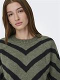 ONLELIZA L/S PULLOVER KNT NOOS lizard-w- black