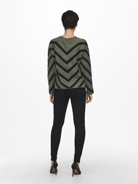 ONLELIZA L/S PULLOVER KNT NOOS lizard
