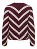 ONLELIZA L/S PULLOVER KNT NOOS zinfandel