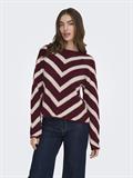 ONLELIZA L/S PULLOVER KNT NOOS zinfandel