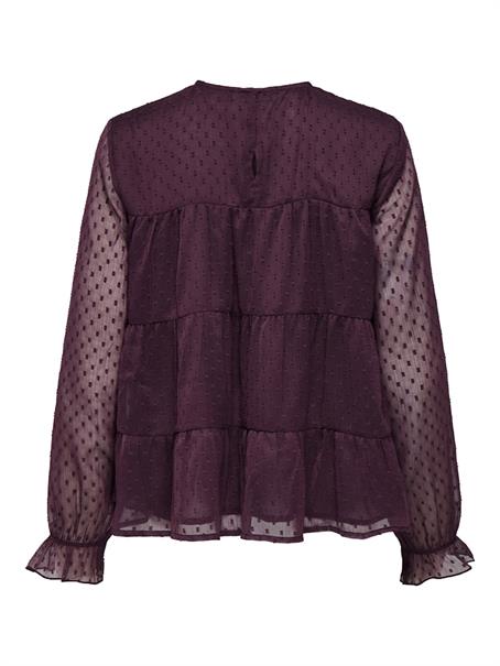 ONLELIZA LIFE LS DOBBY TOP WVN winetasting