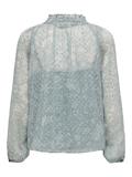 ONLELIZA LIFE LS V-NECK STRING TOP WVN fog green